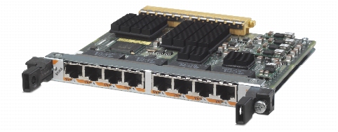 CISCO 8-PORT FAST ETHERNET (TX)/SHARED PORT ADAPTER EN CATX EN