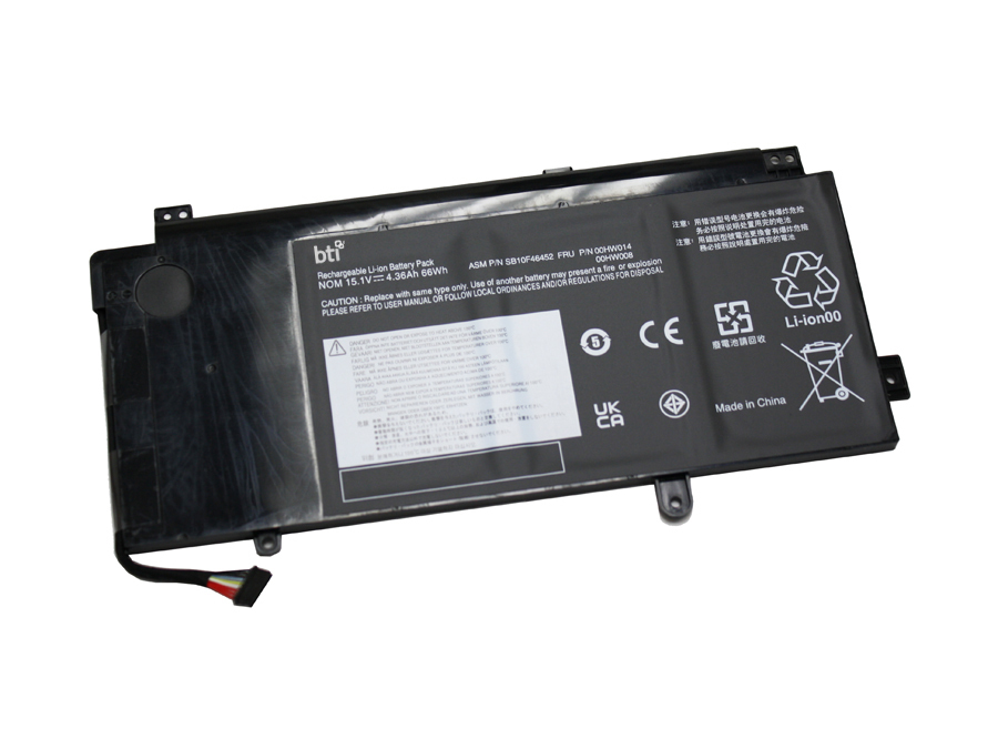 REPLACEMENT 4 CELL BATTERY FOR/LENOVO YOGA 15 // 67 WHR