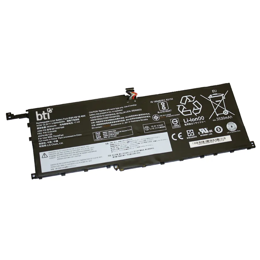 BTI 4C BATTERY LENOVO THINKPAD/CARBON 4TH GEN OEM: 00HW028