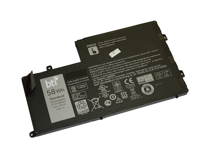 BTI 4C BATTERY LATITUDE 3450/OEM: R77WV DFVYN 58DP4 451-BBIZ