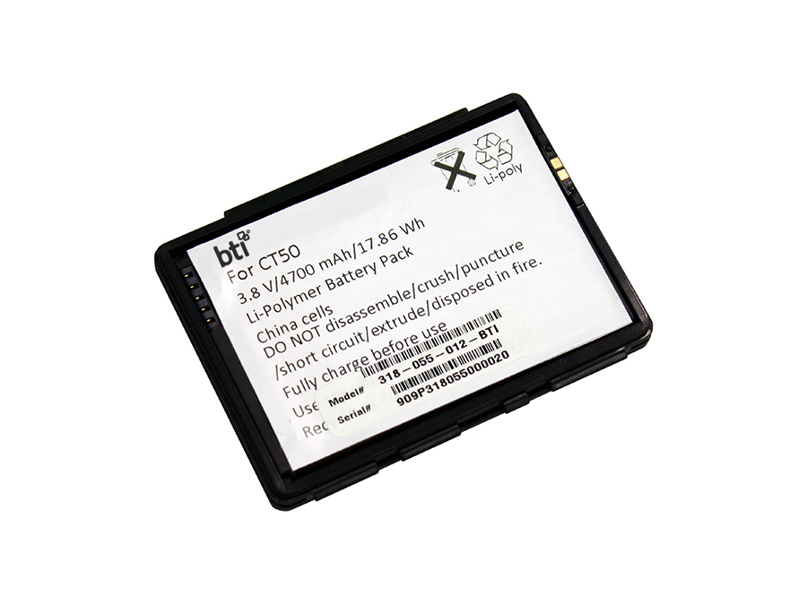 BTI 1C BAT FOR HONEYWELL CT50/OEM: 318-055-008 318-055-016