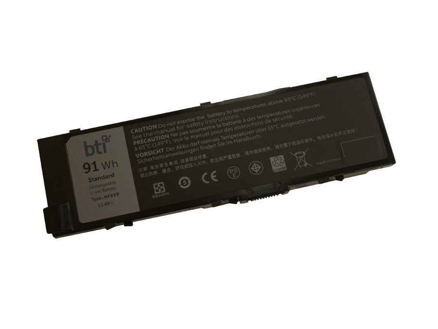 REPLACEMENT 9 CELL BATTERY FOR/DELL PRECISION 7510 MFKVP 11.4V