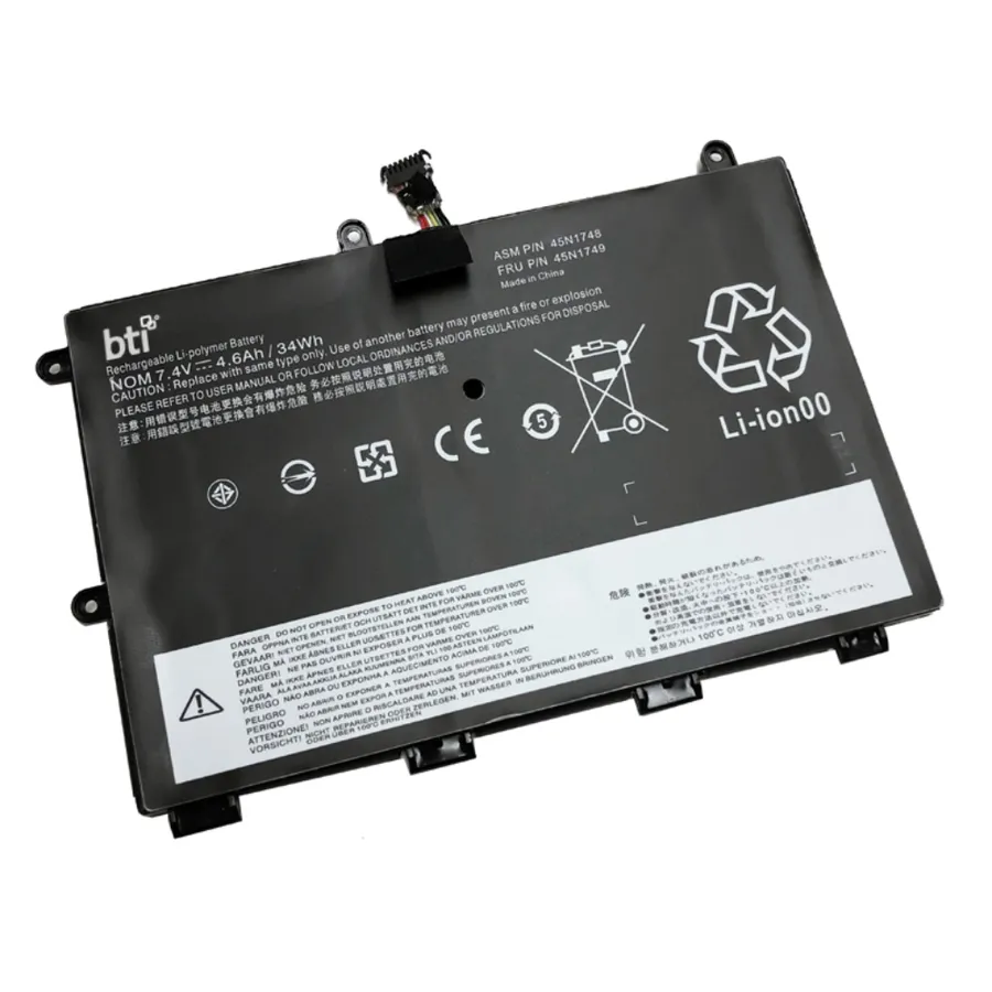 BTI FOR NOTEBOOK RECHARGEABLE/4600 MAH34 WH7.40 V 45N1748-BTI
