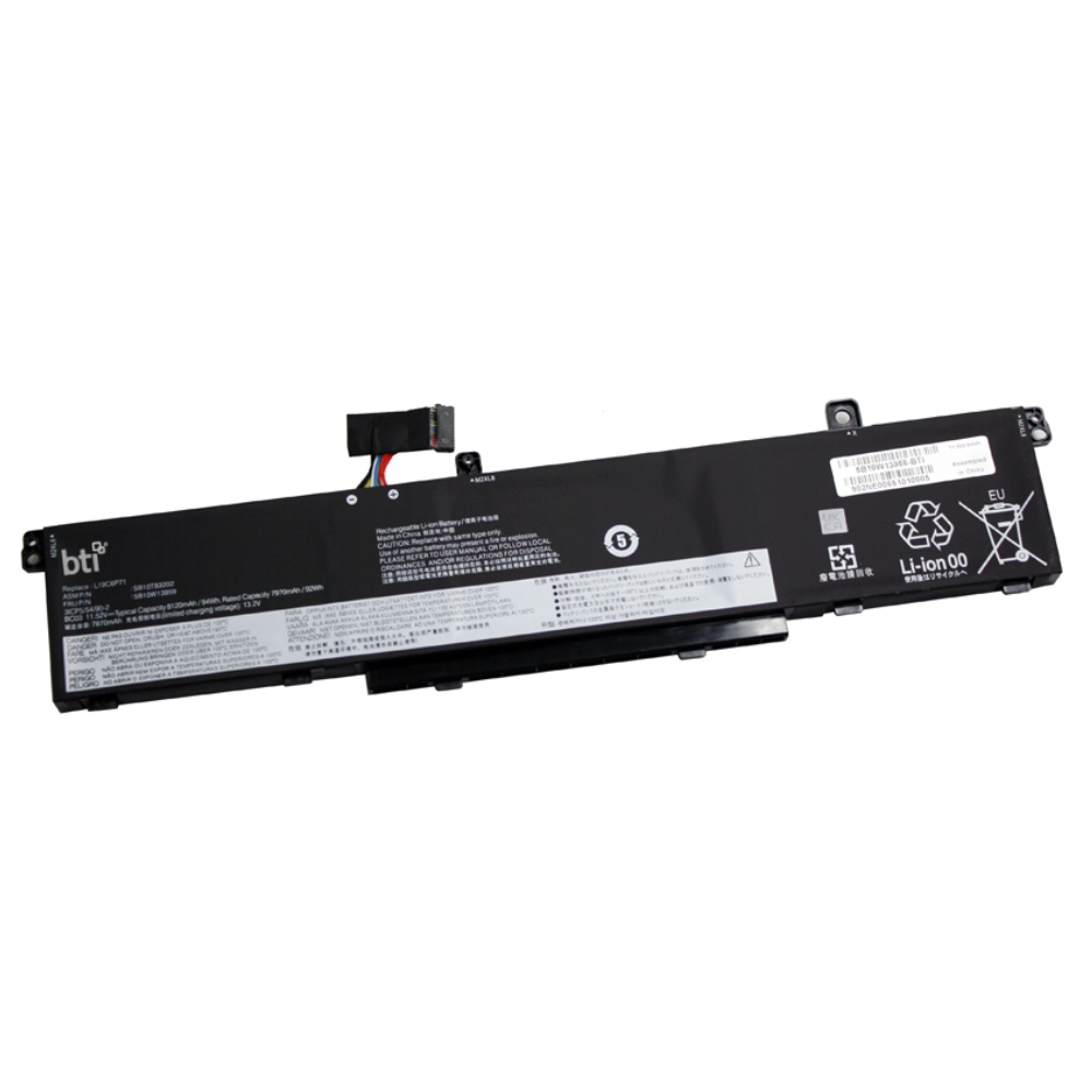 BTI 6C BATTERY THINKPAD P15 G1/OEM: L19C6P71 L19L6P71