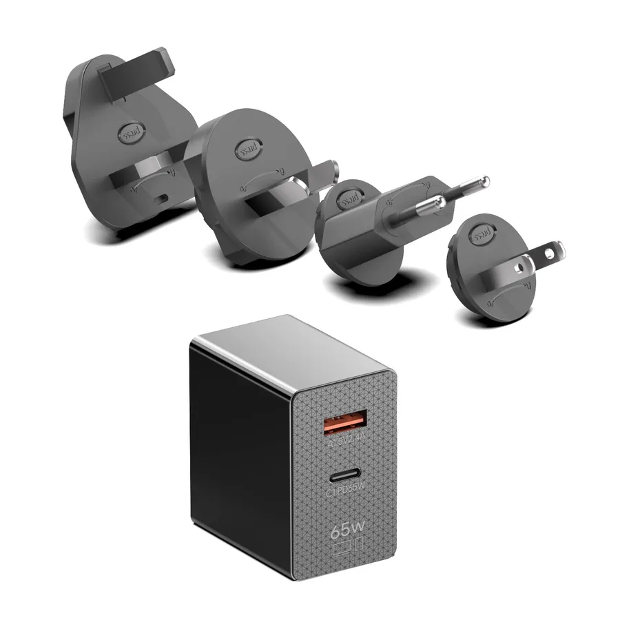 BTI GAN 65W WALLMOUNT ADAPTER/USB-C MULTI COUNTRY VERSION