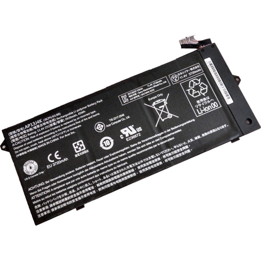 REPLACEMENT 3 CELL BATTERY FOR/ACER CHROMEBOOK C720 C740 WITH 4