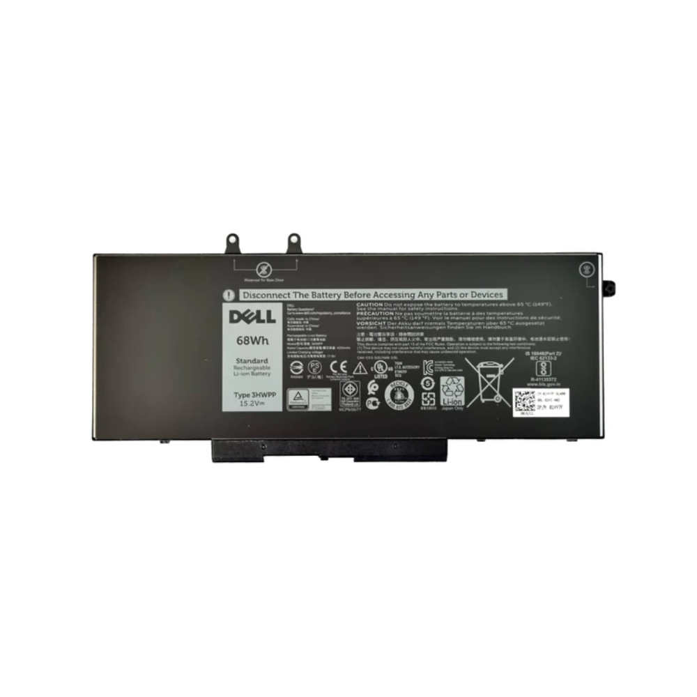 DELL 4C BATTERY FOR LAT 5501/68WHR OEM: 451-BCKB 10X1J 1VY7F