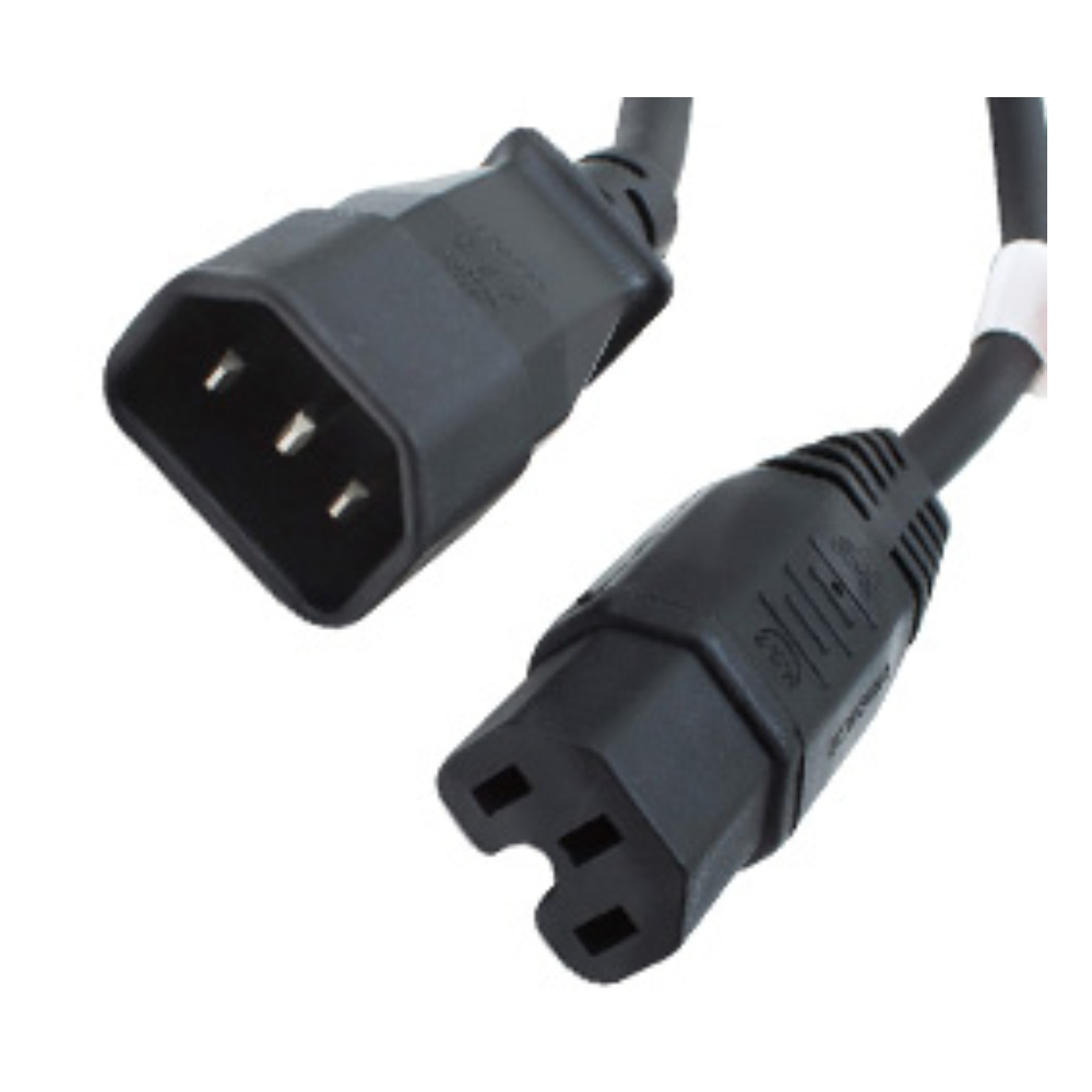 1M POWER CABLE - PDU TO SWITCH/IEC C14(M)-IEC C15(F)