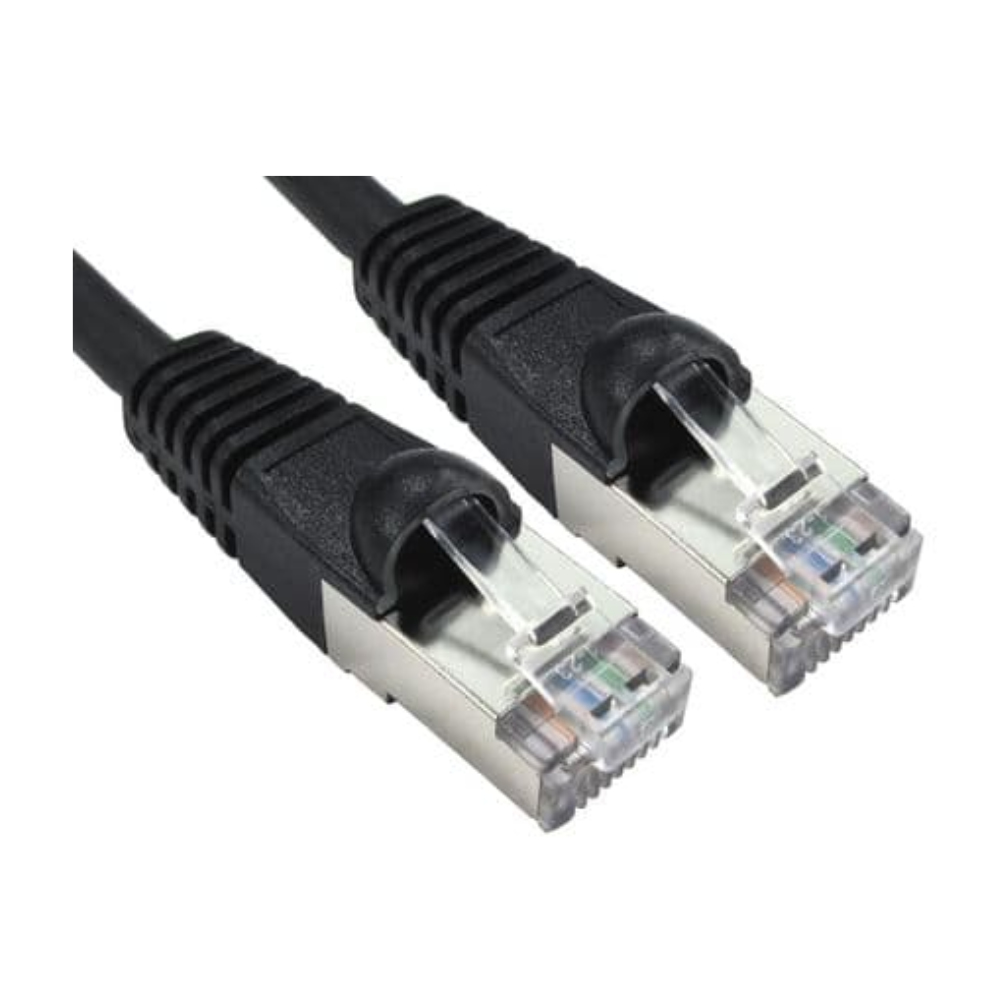 2M CAT6A PATCH CABLE BLACK/10GBASE-T LSZH