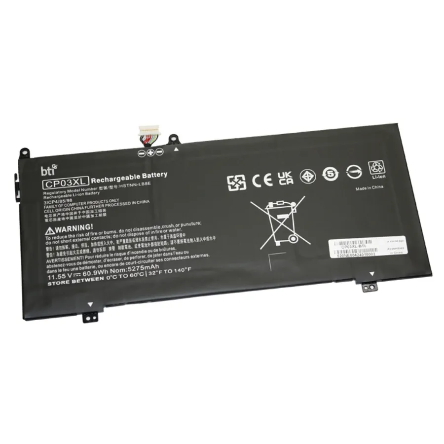BTI 11.55V 60WHR LITHIUM-ION/BATTERY FOR X360 LAPTOP