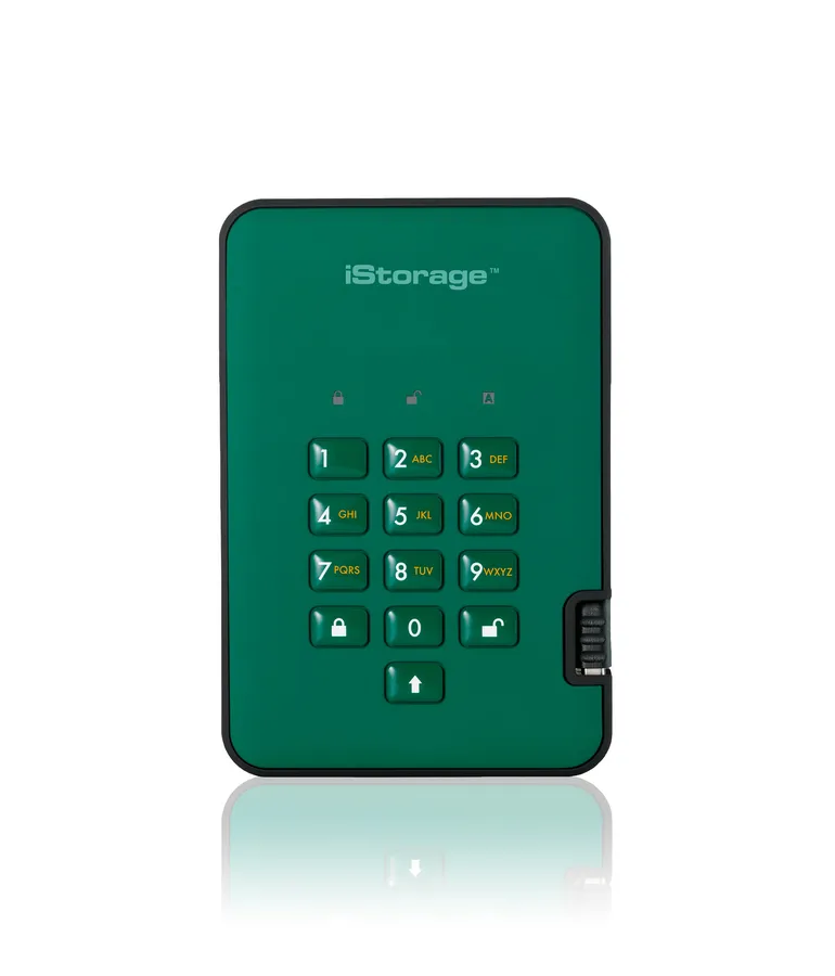 DISKASHUR2 256-BIT 4TB - GREEN/