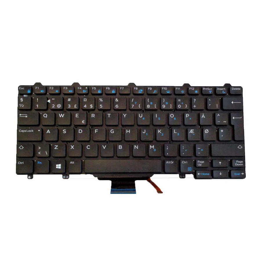 N/B KBD LATITUDE E5450 DANISH/83 KEY NON BACKLIT SP