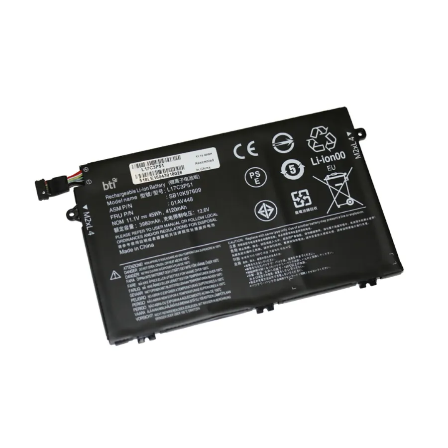 BTI 3C BATTERY TP E480 E580/OEM: 01AV447 SB10K97608