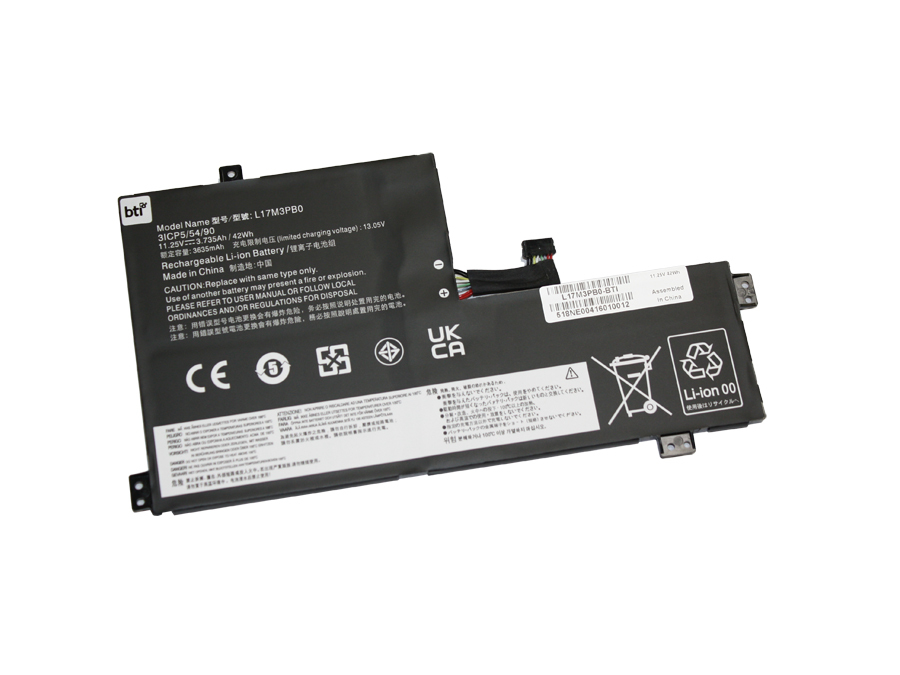 BTI L17M3PB0-BTI 3-CELL 11.25V/LI-ION NOTEBOOK BATTERY