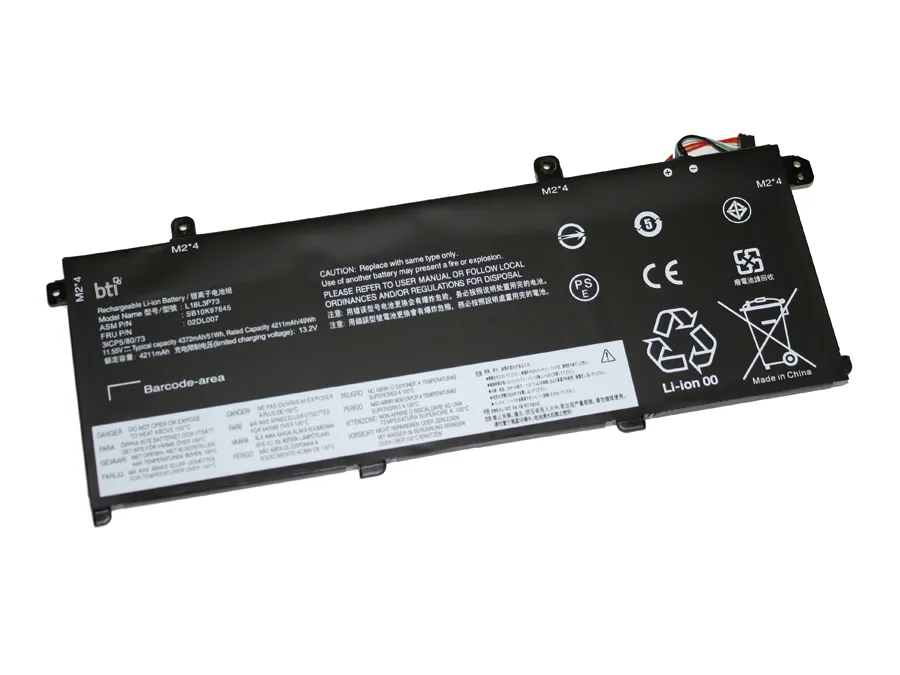 BTI 3C BATTERY LENOVO P14S T490/51WH 11.55V LIION OEM: L18L3P73