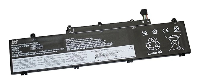 BTI 3 CELL BATTERY FOR LENOVO/THINKPAD E14 / E15 G2 G3 G4