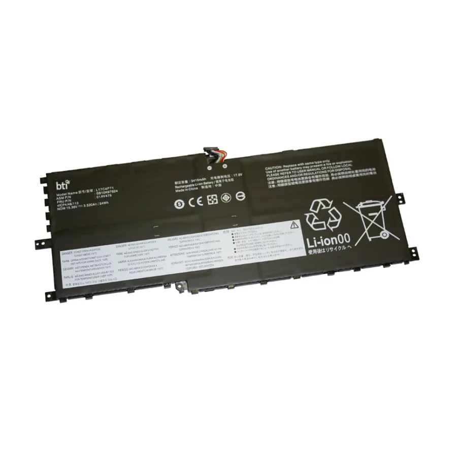 BTI 4C BATTERY X1 YOGA G3/OEM: 01AV475 SB10K97624