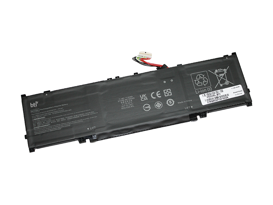 BTI 3C BAT EB 8 G1I/A 13 14 16/62WH OEM: MC03062XL P06352-005