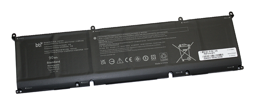 BTI 6C BAT ALIENWARE M16 R2/OEM: HGJCY 0HGJCY 1969N M9DG0