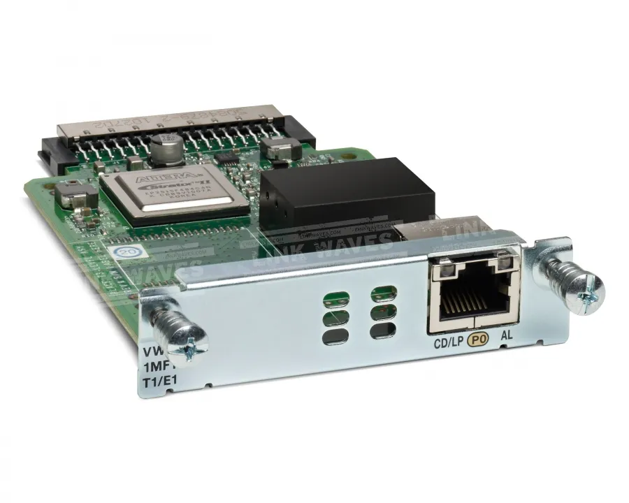 1-PORT 3RD GEN MULTIFLEX TRUNK/VOICE/WAN INT. CARD - T1/E1 IN