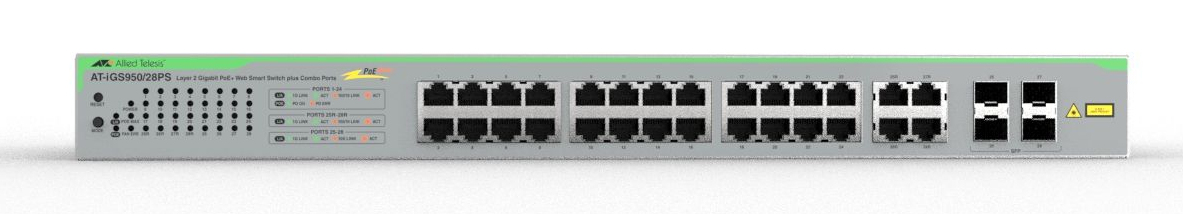1000BASE-T X 24 + 1000BASE-T X/4/1000BASE-X (SFP) X 4 (COPPER/F