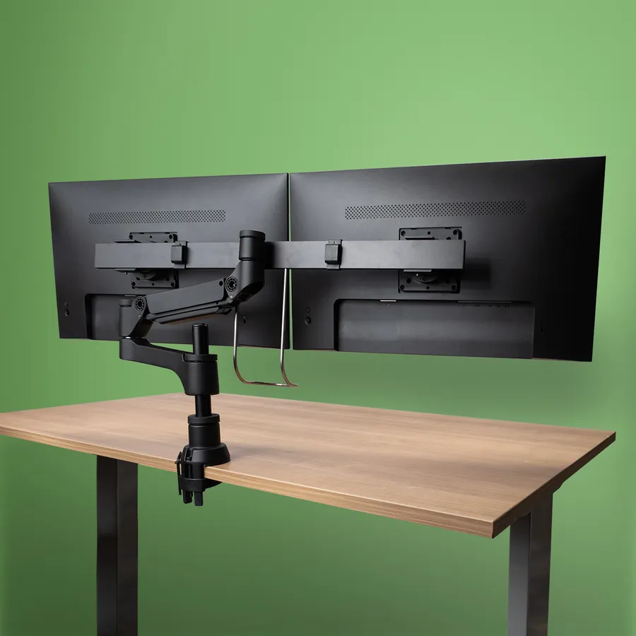 R-GO CAPARO SMARTBAR MONITOR/ARM WITH GAS SPRING FOR TWO SCRE