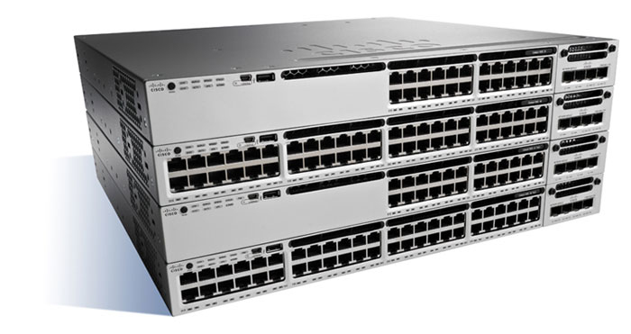 CATALYST 3850 16 PORT/10G FIBER SWITCH IP BASE IN