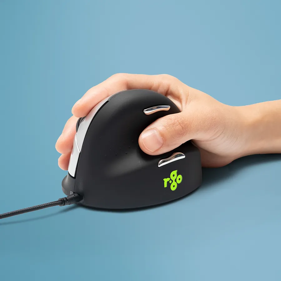 ERGONOMIC MOUSE LARGE/HAND OVER185MM RIGHTHANDED WIRED