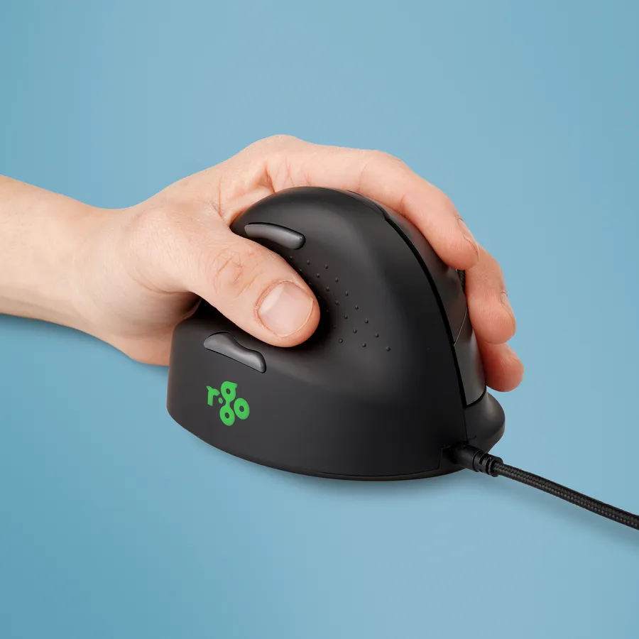 ERGONOMIC MOUSE MEDIUM/HAND165-185MM LEFT-HANDED WIRED