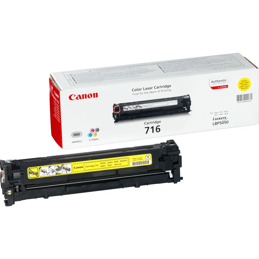 716 YELLOW TONER CARTRIDGE/FOR LBP 5050 5050N
