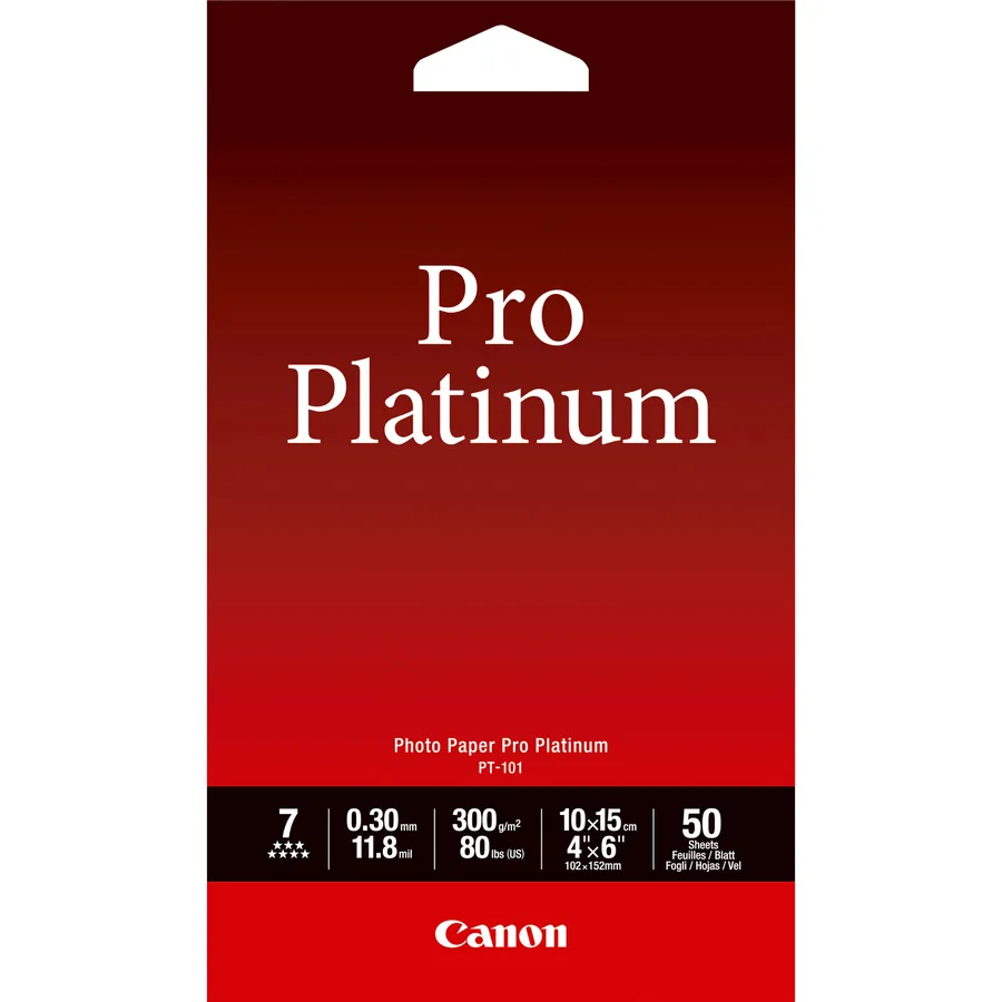 PHOTO PAPER PRO PLATINUM/PT-101 4X6 50