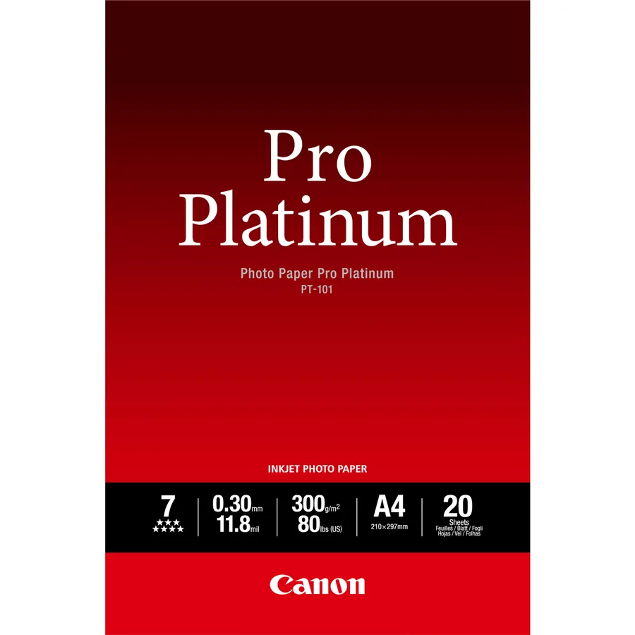 PHOTO PAPER PRO PLATINUM/PT-101 A4 20SH