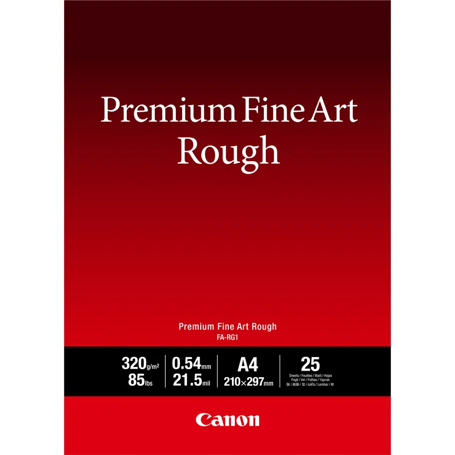 PREM FINEART ROUGH A4 25 SHEETS/FA-RG1 A4 25 UNI
