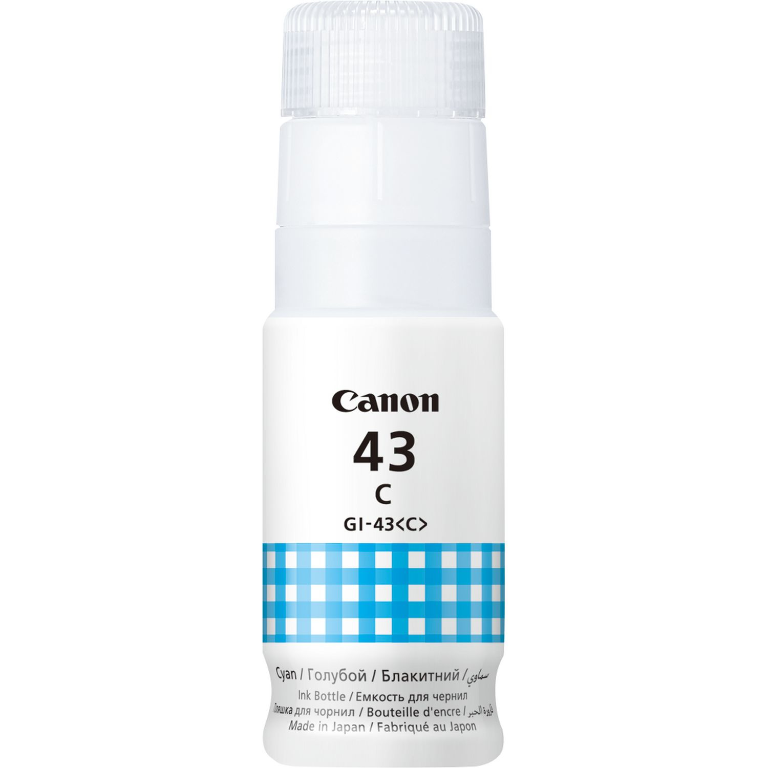 GI-43 C EMB CYAN INK BOTTLE/.