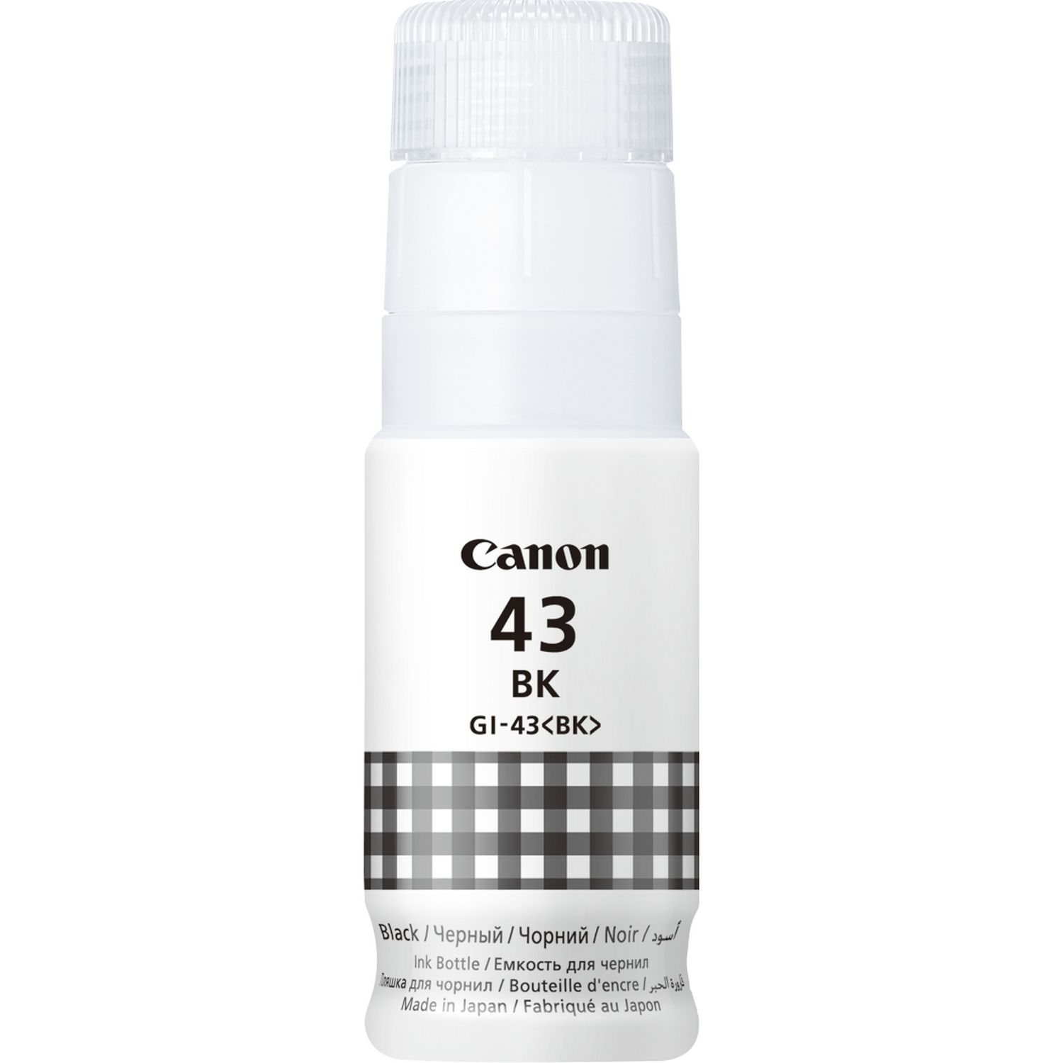 GI-43 BK EMB BLACK INK BOTTLE/.