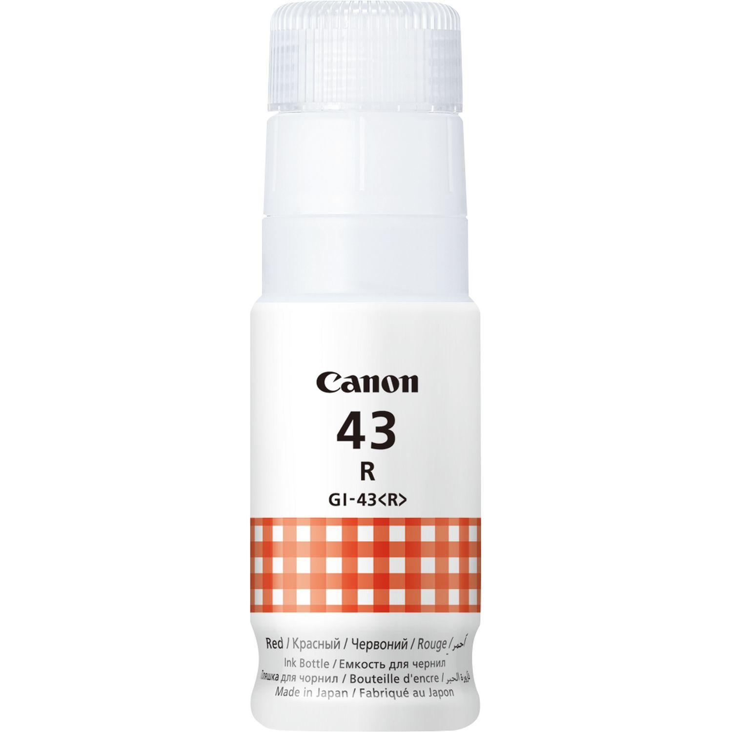 GI-43 R EMB RED INK BOTTLE/.