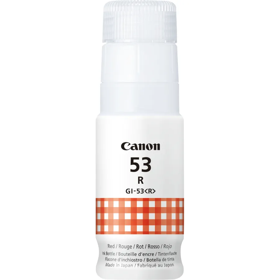 GI-53 R EUR RED INK BOTTLE/.