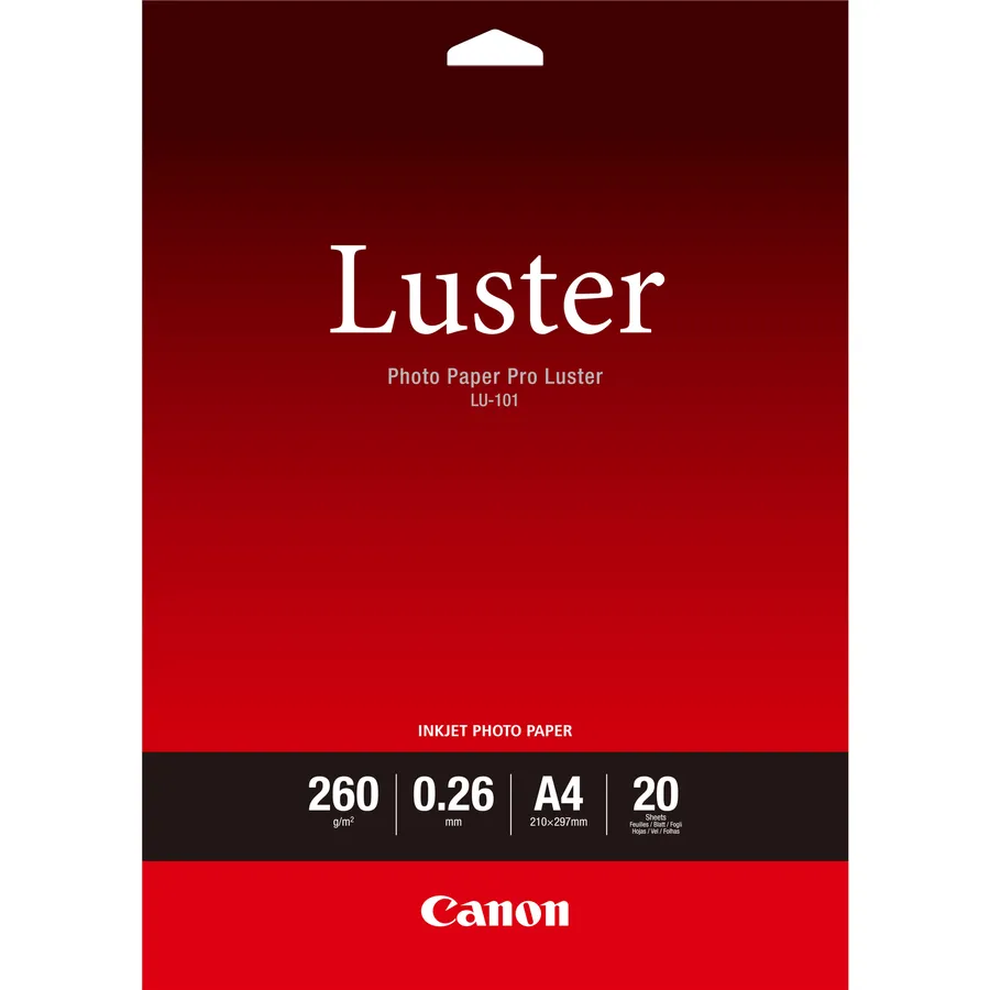 LU-101 A4 20 SHEETS/LUSTER PAPER