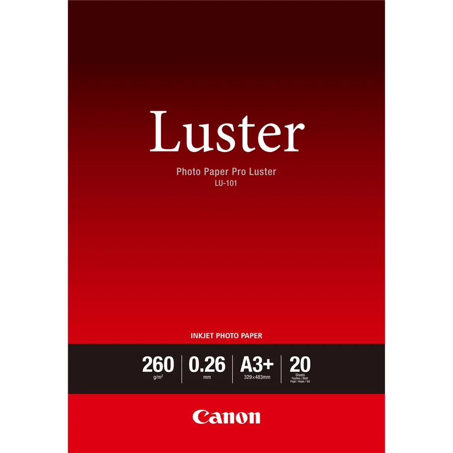LU-101 A3+ 20 SHEETS/LUSTER PAPER