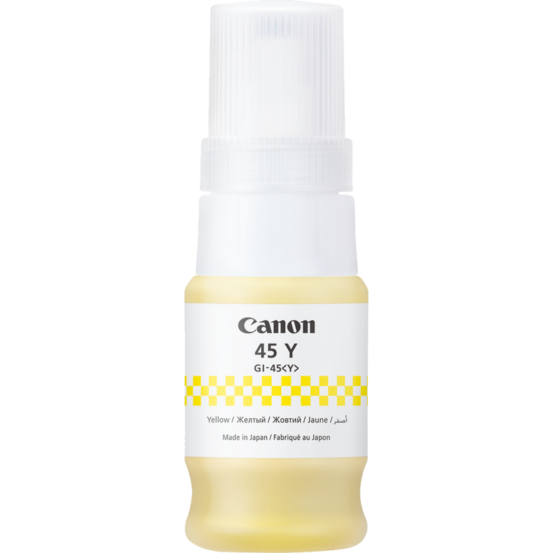 GI-45 Y EMB YELLOW INK BOTTLE/