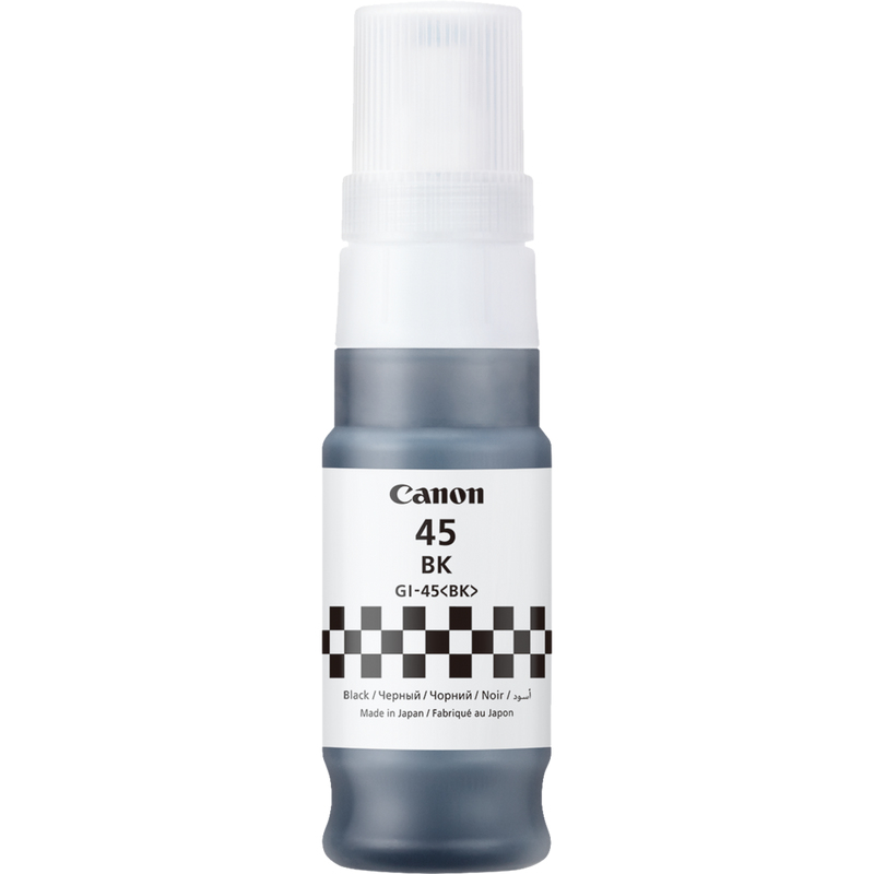 GI-45 BK EMB BLACK INK BOTTLE/