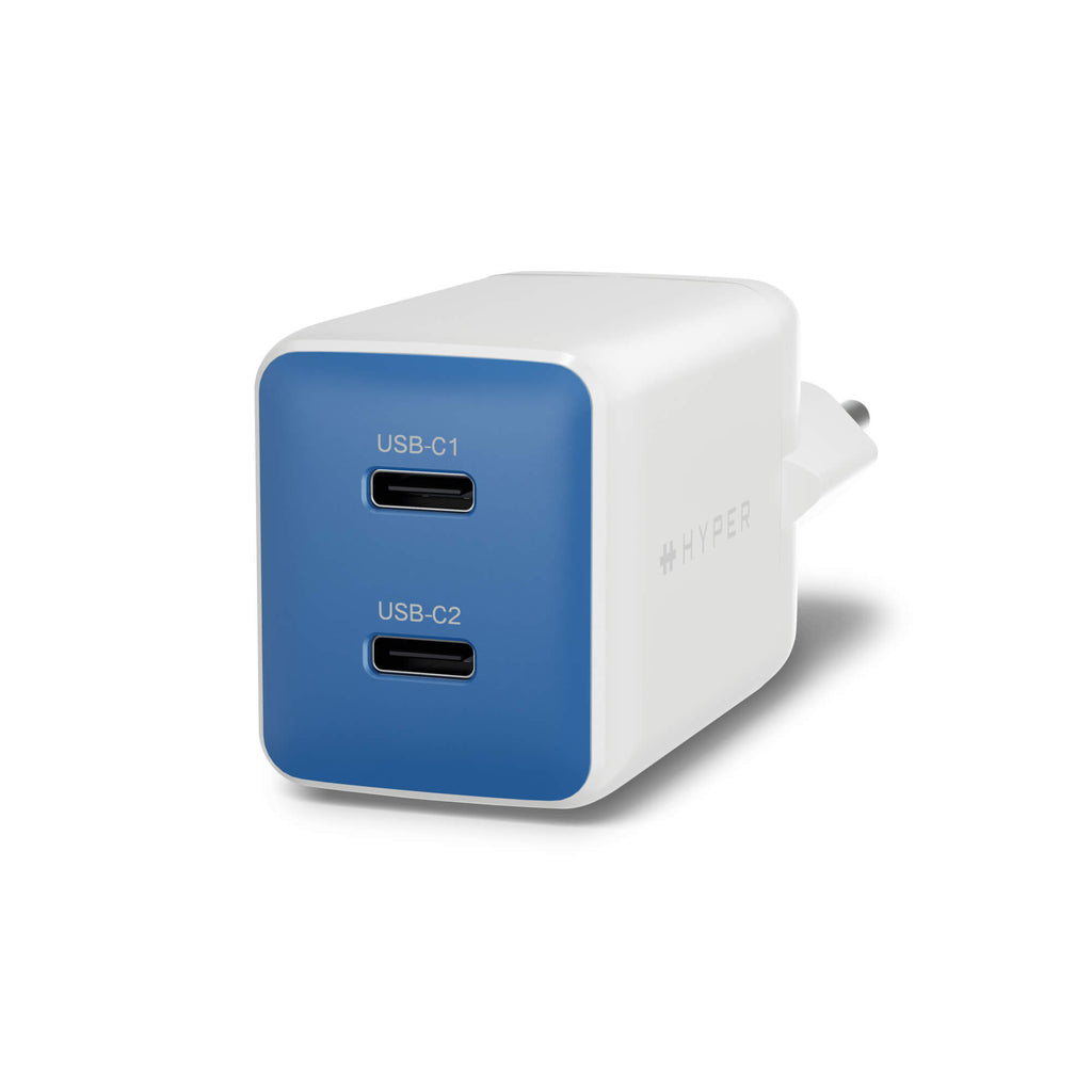 HYPERHYPERJUICE FLEX 45W GAN/CHARGER - BLUE
