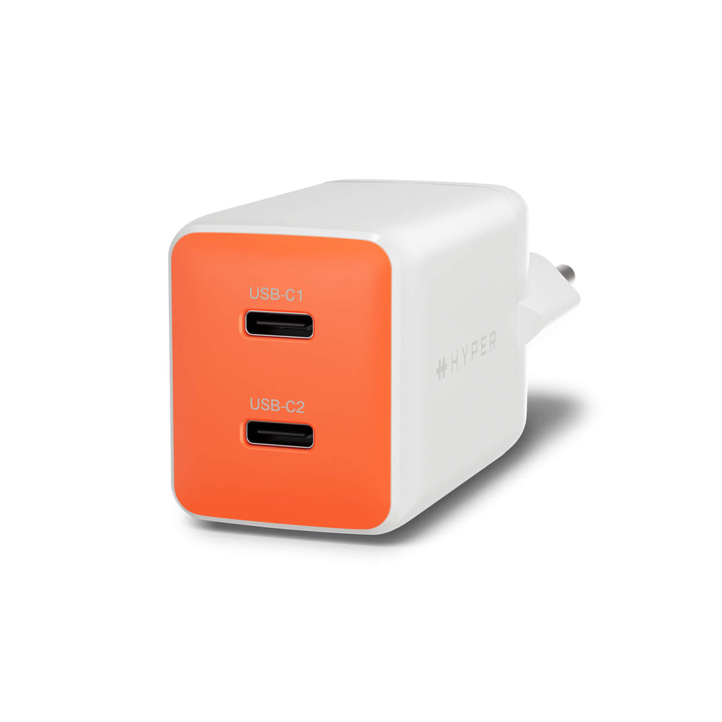 HYPERHYPERJUICE FLEX 45W GAN/CHARGER - ORANGE