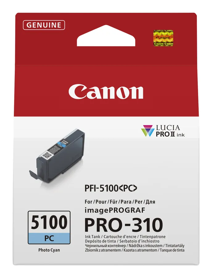 INK PFI-5100 PC EUR PHOTO CYAN/INK TANK