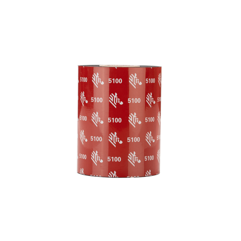 Resin Ribbon, 89mmx450m (3.5inx1476ft), 5100; Premium, 25mm (1in) core, 6/box