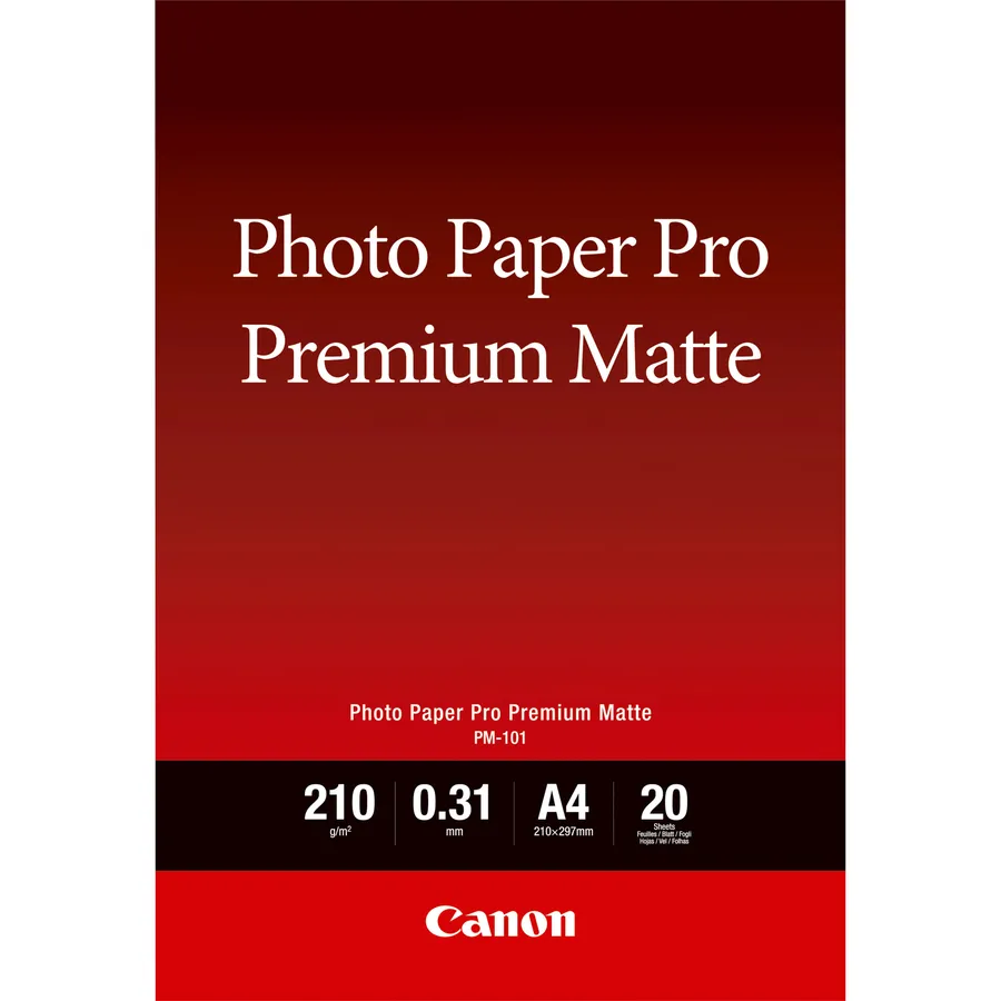 PM-101 A4 20SH PHOTO PAPER/PREMIUM MATTE A4 20 SHEETS