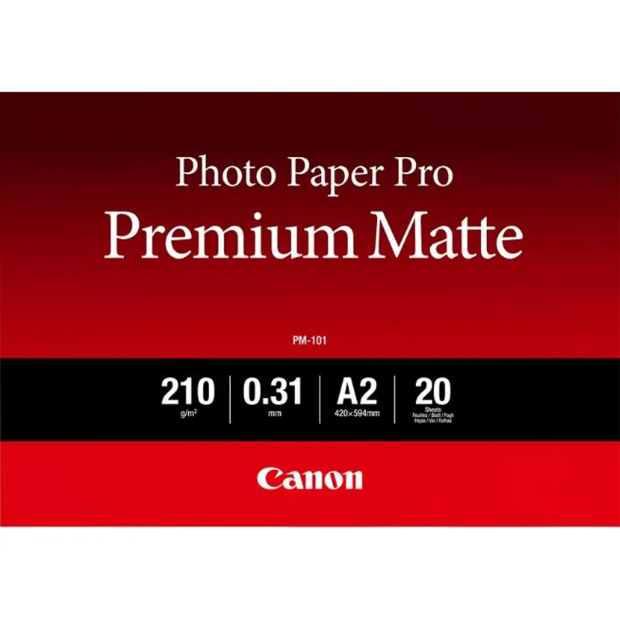 PM-101 A2 20 20 SHEETS/PREMIUM MATTE PHOTO PAPER