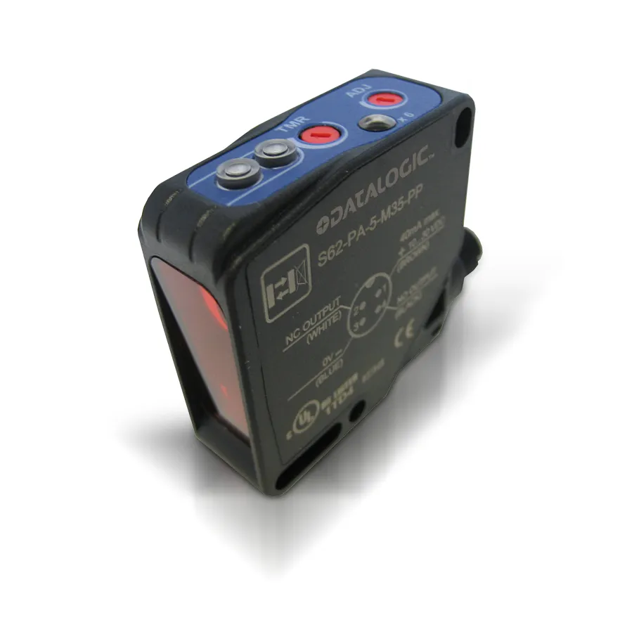 S62-PA-1-B01-RX = Reflex polarized plastic axial ac relay out  - 2 mt cable