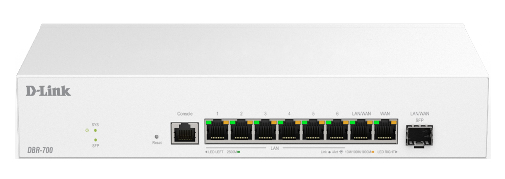 2.5G BUSINESS ROUTER VPN/1X 2.5G WAN 6X 2.5G LAN 1X SFP