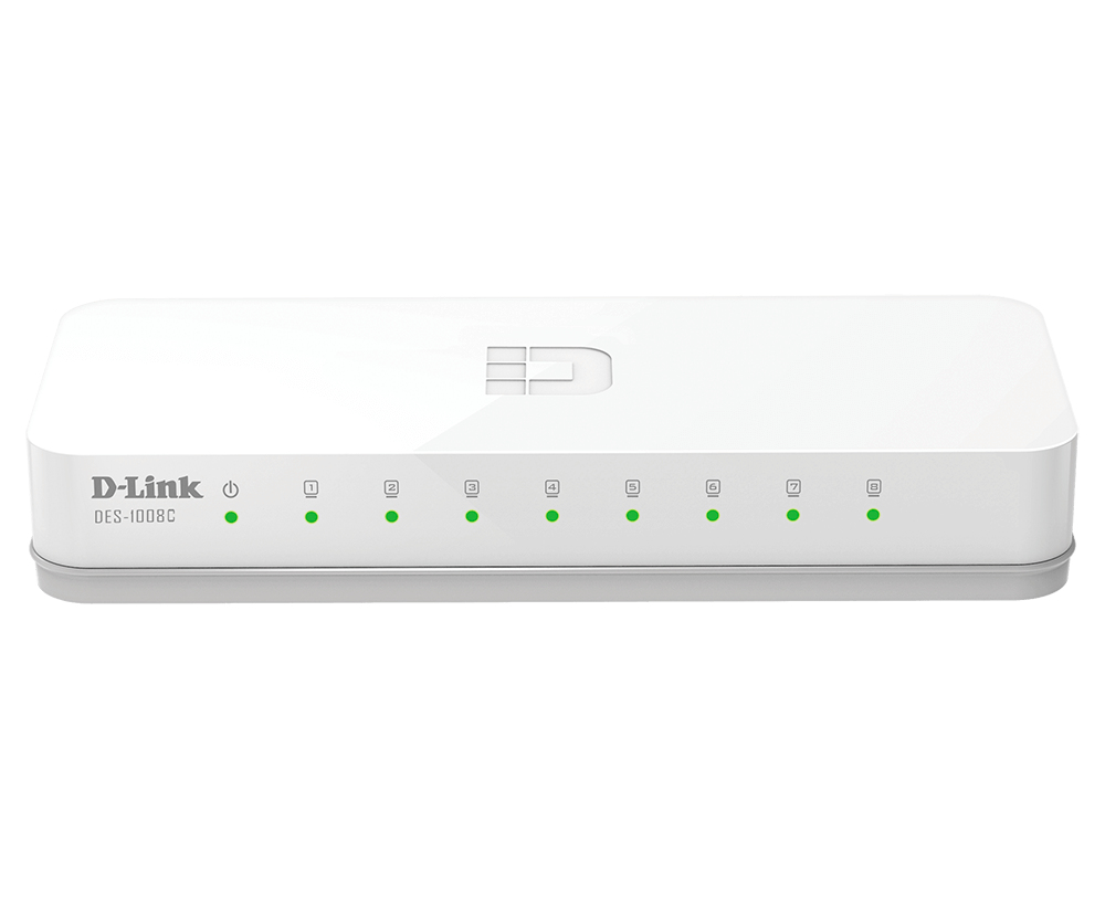 8-PORT FAST ETHERNET UNMANAGED/DESKTOP SWITCH